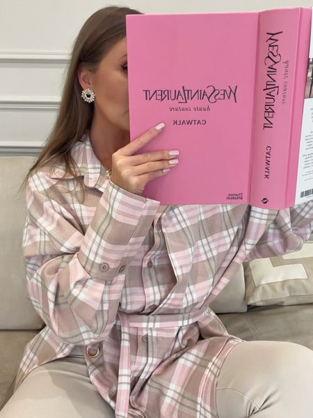 Livi Koszula Gia krata różowa