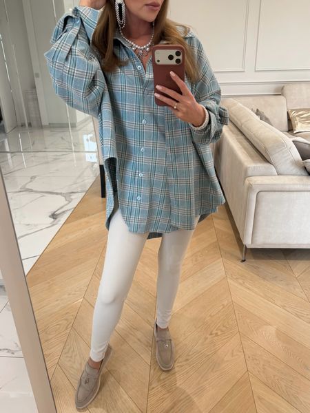 Livi Koszula Gia krata niebieska 