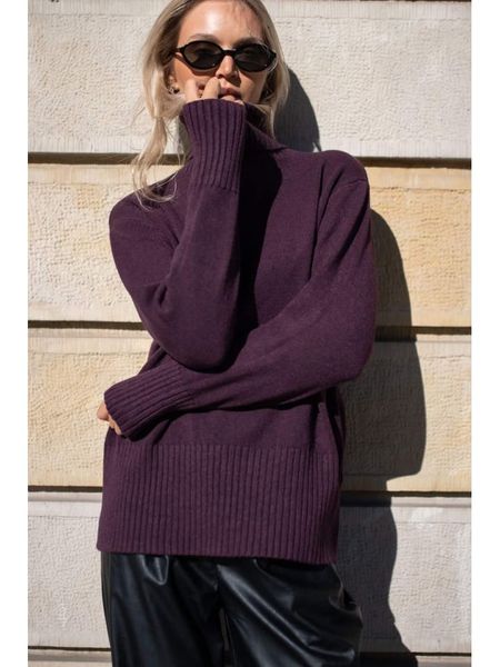 Lemonada  Sweter Golf  śliwka 